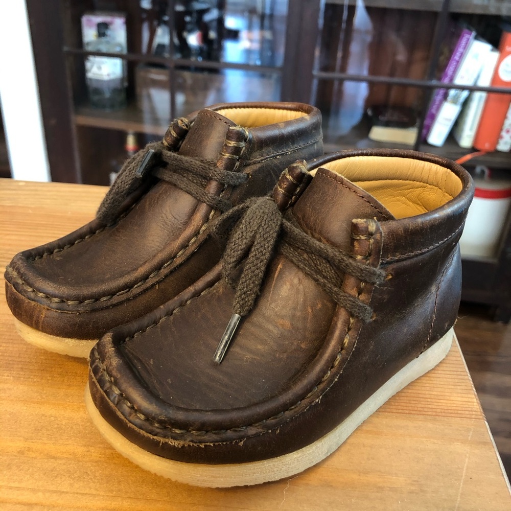 Clarks Original Wallabee Chukka Boots - toddler